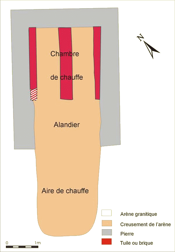   Plan d'ensemble du four  