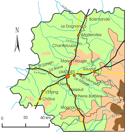   routes de poste 1632  