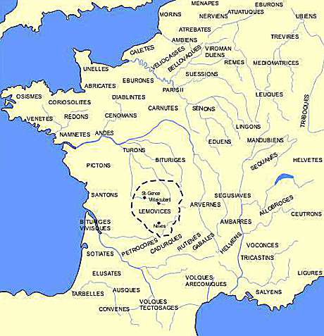 carte Gaule